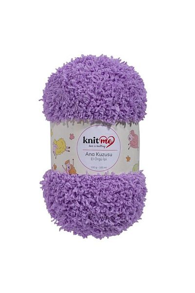 knitme Knit Me Ana - 5 Τεμάχια 708 Λεβάντα Αρνί Πλεκτό Χέρι