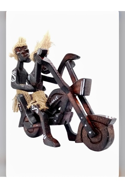 Azra hediyelik eşya ve tekstil ürünler Ahşap pirimitif el yapımı biblo çirkin...