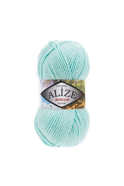 Alize 5 τεμάχια Burcum Classic Πλεκτό Κλωστή Μέντα 522