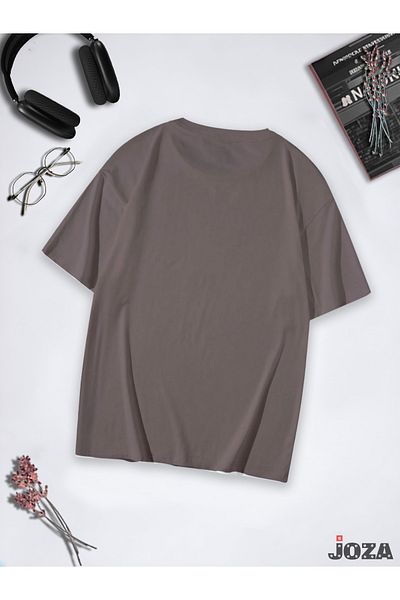 Joza Outdoors Γυναικεία ανδρική μπλούζα Unisex βαμβακερή υπερμεγέθη πολύχρωμη μη εκτυπωμένη μονόχρωμη λαιμόκοψη καλοκαιρινή μπλούζα