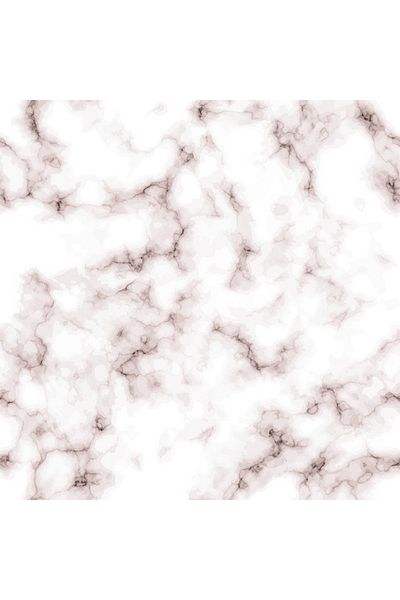 Dekoros White Brown Marble Patterned Adhesive Foil, Decorative Coating Between Cabinet and Countertop 45x500cm 0220