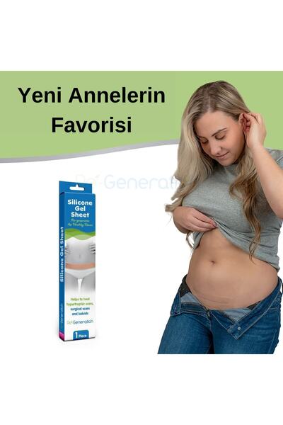 RE-GENERATION Silikon Sheet - Silikon Jel Tabaka -doğum Sonrası Izleri Gidermeye Yardımcı 30,0x4,0x0,1 Cm
