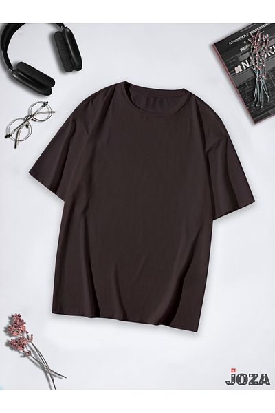 Joza Outdoors Γυναικεία ανδρική μπλούζα Unisex βαμβακερή υπερμεγέθη πολύχρωμη μη εκτυπωμένη μονόχρωμη λαιμόκοψη καλοκαιρινή μπλούζα