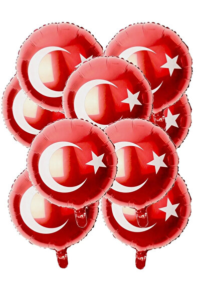 Generic Brand Star 23 April 29 October Turkish Flag Themed Foil Balloon 45 Cm...