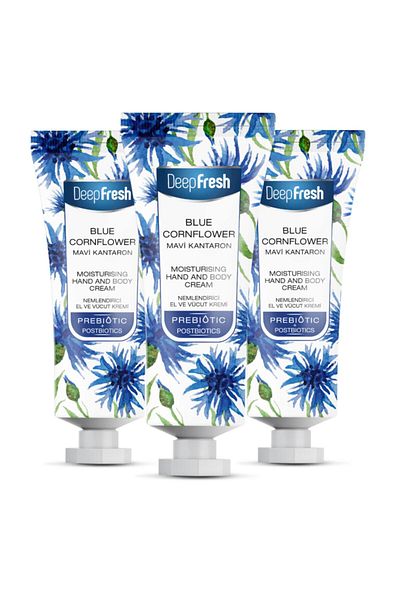 Deep Fresh St. John's Wort Prebiotic Moisturizing Hand and Body Cream - 50 Ml, 3 Pieces