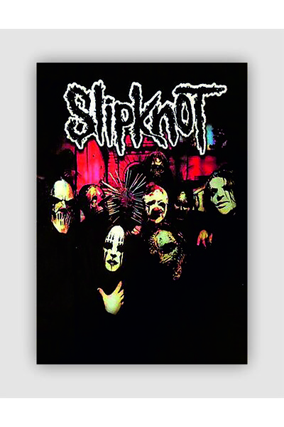 fırsatlar diyarı SLIPKNOT Punk Rock Metal Duvar Posteri - Kalın Kağıt - Çerçevesiz