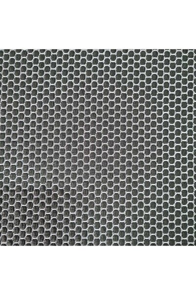 Dore Petek Desen Kumaş ( Elbiselik,eteklik Kumaş) Siyah