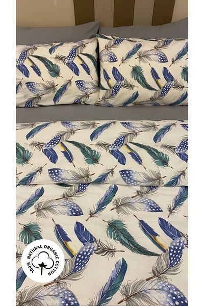 Özcan Ev Tekstil 100% Cotton Single Duvet Cover Set