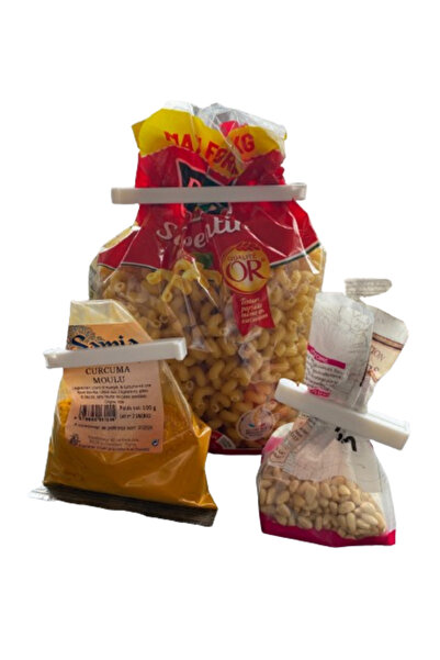 3Dekor Practical Bag Closers - 6 Pieces - Various Colors