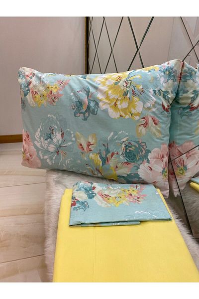 Özcan Ev Tekstil Single Sheet Pillow Set 100% Cotton
