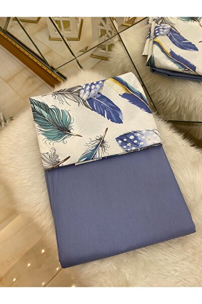 Özcan Ev Tekstil Set de perne cu un singur cearșaf Ranforce 100% bumbac