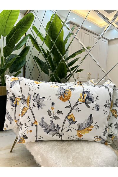 micoton Gold Pillow Case Set of 2 100% Cotton