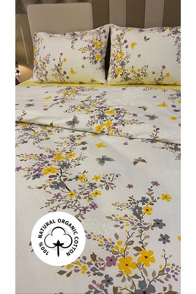 Özcan Ev Tekstil 100% Cotton Single Duvet Cover Set