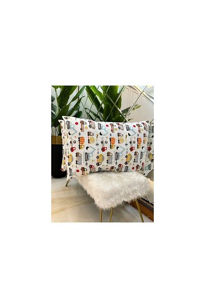 Özcan Ev Tekstil Gold Pillow Case Set of 2 100% Cotton
