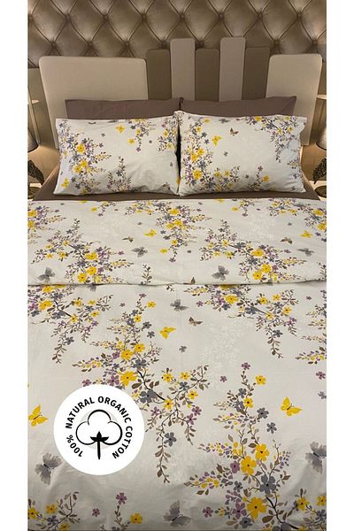 Özcan Ev Tekstil Cotton Single Duvet Cover Set