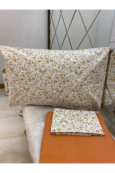 Özcan Ev Tekstil Set de perne cu un singur cearșaf Ranforce 100% bumbac