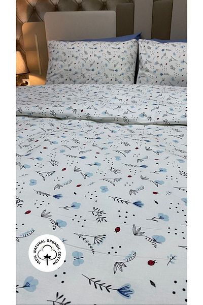 Özcan Ev Tekstil 100% Cotton Single Duvet Cover Set