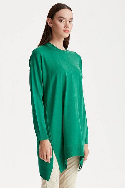Tığ Triko Low Sleeve Knitwear Tunic 21105