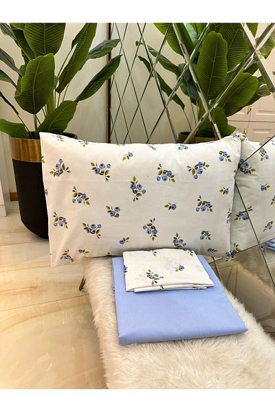 Özcan Ev Tekstil Set de perne pentru cearșaf de pat Life