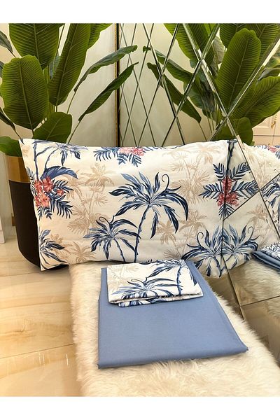 Özcan Ev Tekstil Life Double Charafe Set with Pillows