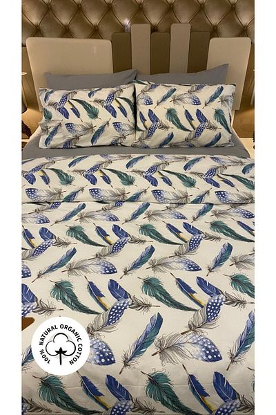 Özcan Ev Tekstil 100% Cotton Single Duvet Cover Set