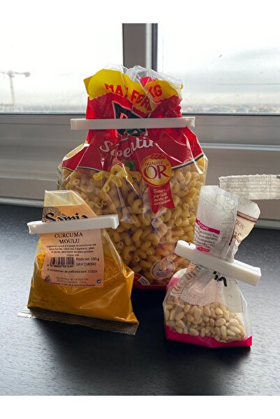 3Dekor Practical Bag Closers - 6 Pieces - Various Colors