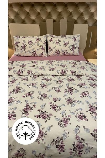 Özcan Ev Tekstil Cotton Double Duvet Cover Set