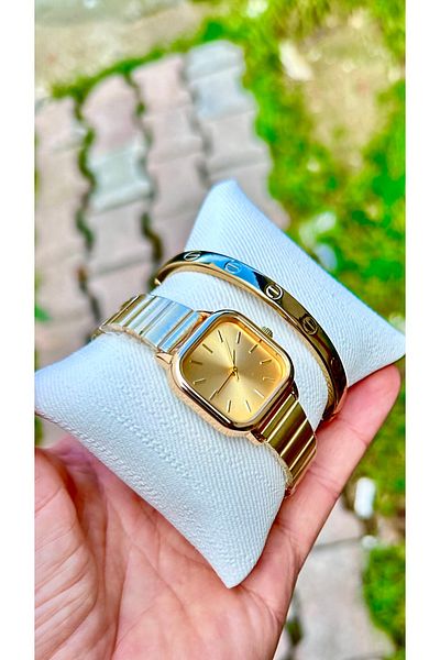 pullmarkt Bracelet + Wristwatch Set (Watch and Bracelet Set)
