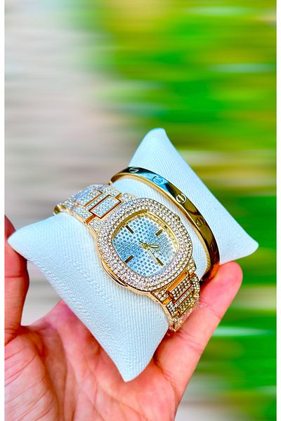 pullmarkt Bracelet + Wristwatch Set (Watch and Bracelet Set)