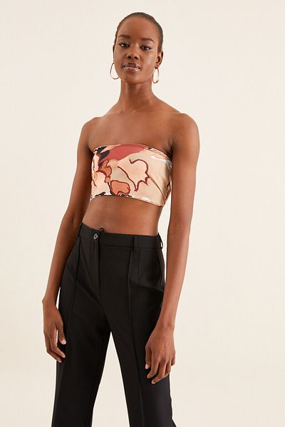 Quincey Γυναικείο Crop Top Bustier