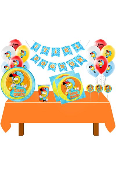 Partimarka King Şakir Themed Party Set for 16 People