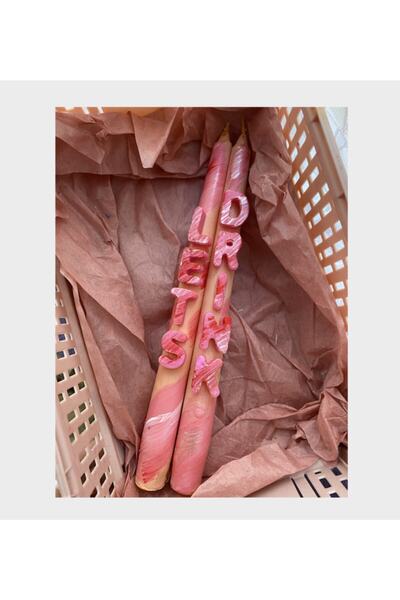 Soi Candle Store Lets Drınk Uzeri Harfli Şamdan Mumu