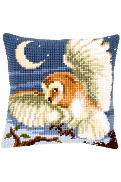 Vervaco وسادة Pn0021845 بومة لتطريز نسيج إيتامين