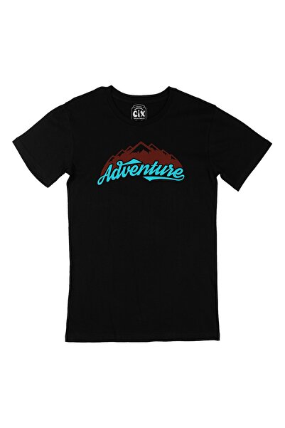 Cix Turquoise Adventure crna majica