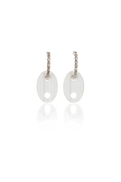 Leerybee Neon White Antiallergic Sailor Knot Earrings