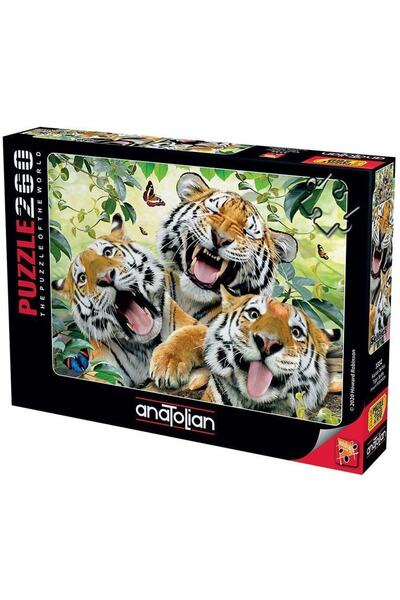 Anatolian Puzzle Anatolian Tiger Selfie Tiger Selfie 260 Piece Puzzle