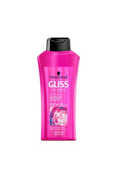 Gliss Supreme Length Damaged 500ml Hair Shampoo - X 6 Pieces