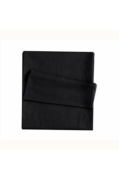 mer-tim ezberbozan ev tekstili Set de lenjerie de pat pentru bebeluși Ranforce elastic 70x140 - negru