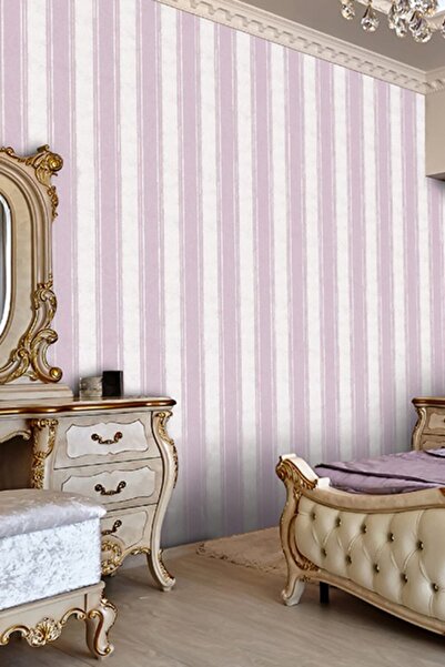 Decowall Royal Port Pudra Sütun Desen Duvar Kağıdı 8802-02