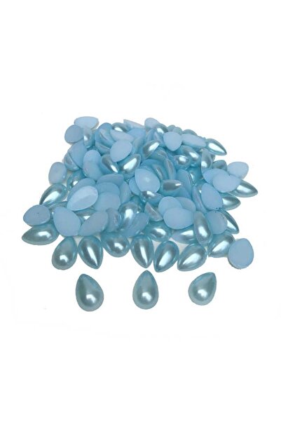 DEPPOSITE نموذج قطرة نصف لؤلؤة زرقاء - 10 ملم، 880 قطعة