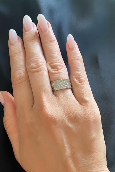 Clare's Store Patterned Adjustable Ring
