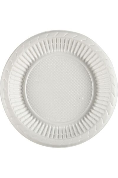 Kumsal Mutfak 17 cm Leva Plastic Plate - 10 Pcs