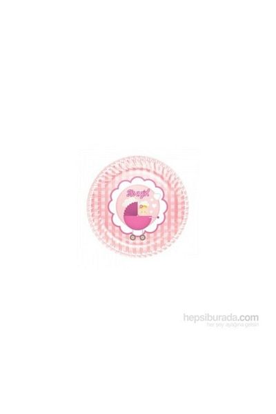 Roll-Up Its a Girl - 8 Cardboard Plates