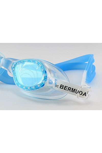BERMUDA Aydeniz Wholesale - 1840 Children's Silicone Swimming Goggles with Wide Angle Zipper Bag