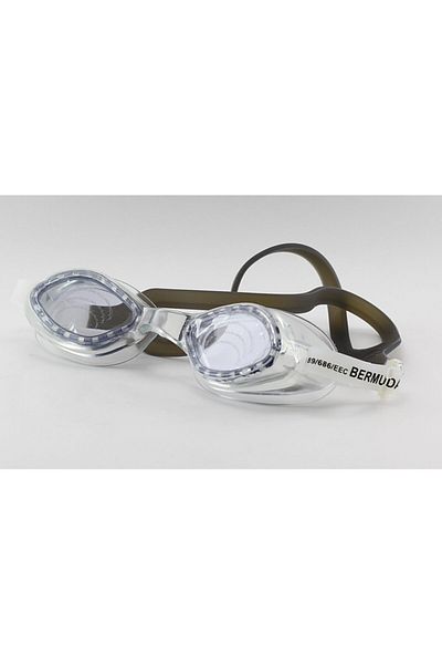 BERMUDA Aydeniz Wholesale - 1840 Children's Silicone Swimming Goggles with Wide Angle Zipper Bag