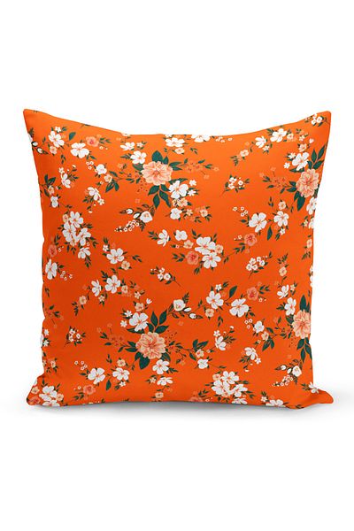 Filamente Double Sided Digital Printing Throw Pillow Cover Flower Garden