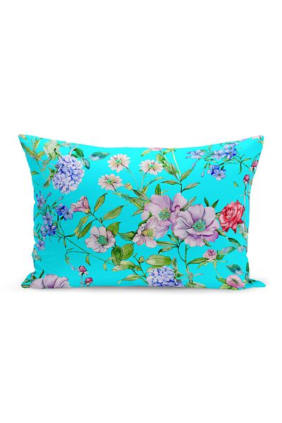 Filamente Double Sided Digital Printing Throw Pillow Cover Flower Garden