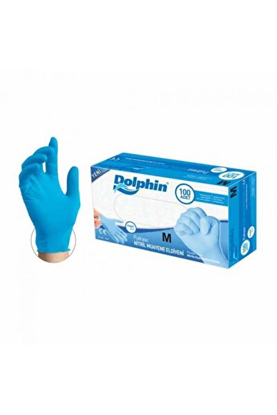 Dolphinge Dolphin Mavi Nitril Eldiven
