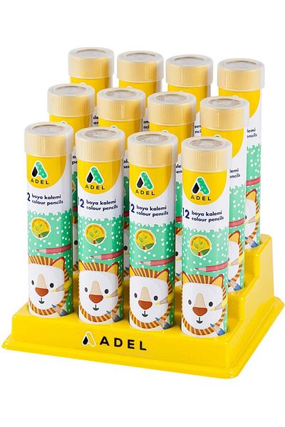 Adell Adel Dry Paint Pen 12 Colors Metal Tube F2112315013