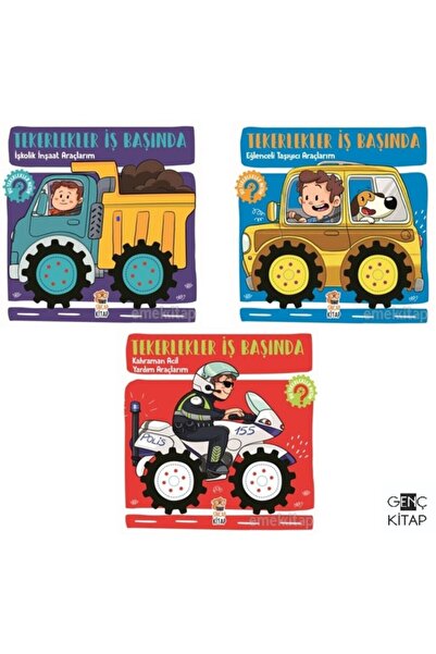 Sincap Kitap Tekerlekler Iş Başında Hareketli Kitaplar 3 Kitap Set